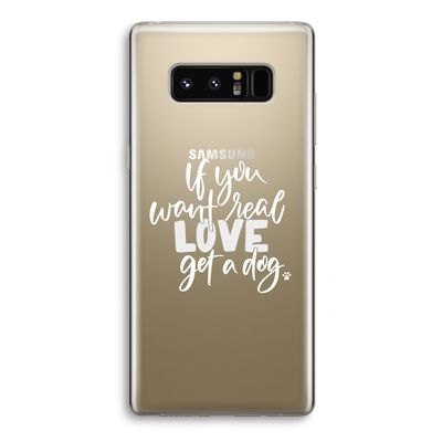 Partner in crime: Samsung Galaxy Note 8 Transparant Hoesje