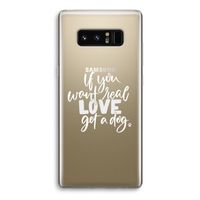 Partner in crime: Samsung Galaxy Note 8 Transparant Hoesje