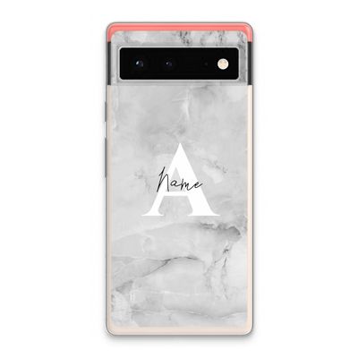 Ivory Marble: Google Pixel 6 Transparant Hoesje