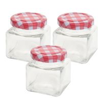 32x stuks Inmaak/weckpot 75 ml met draaideksel