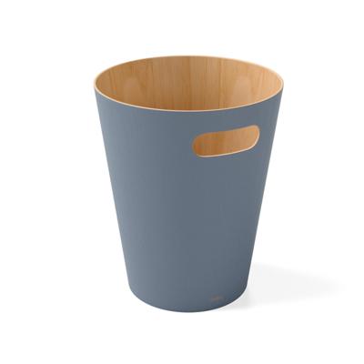 Umbra Woodrow Afvalbak - 23x23x28cm - 7.5 liter - Leisteen blauw 082780-1050