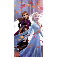 Disney Frozen Strandlaken Leaves - 70 x 140 cm - Katoen - thumbnail