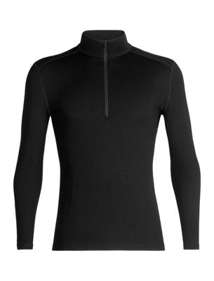 Icebreaker 260 Tech LS Half Zip Thermoshirt Heren Black L
