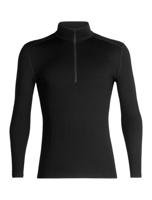 Icebreaker 260 Tech LS Half Zip Thermoshirt Heren Black L