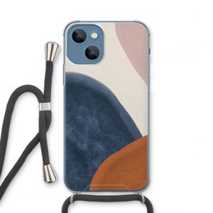 Geo #1: iPhone 13 mini Transparant Hoesje met koord