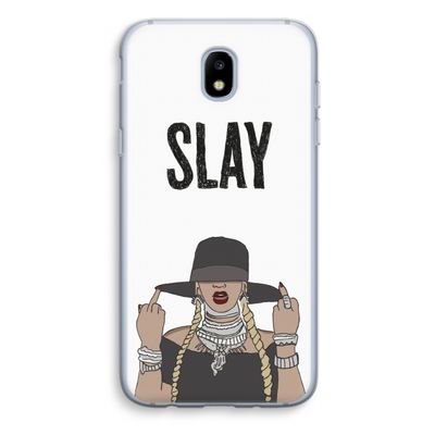Slay All Day: Samsung Galaxy J5 (2017) Transparant Hoesje