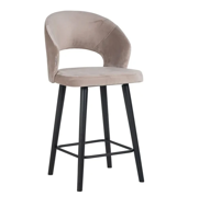 Barstoel Savoy Khaki Velvet - Laag