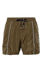 Balmain short de bain à logo imprimé - Vert Balmain short de bain à logo imprimé - Vert