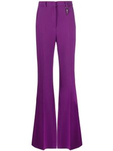 Roberto Cavalli pantalon évasé à taille haute - Violet