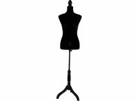 Lowander Dames Paspop - Etalagepop - Verstelbaar 134 tot 170 cm - Zwart