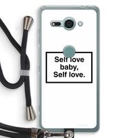 Self love: Sony Xperia XZ2 Compact Transparant Hoesje met koord
