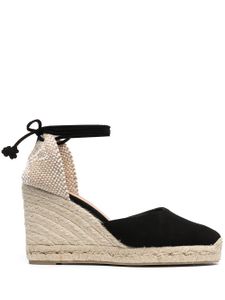 Castañer espadrilles compensées Carina - Noir