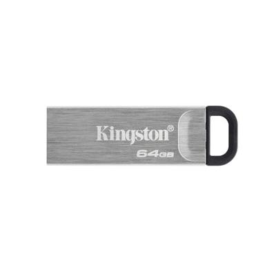 Kingston dtkn/64gb datatraveler kyson, 64 gb, usb 3.2, 200/ 60 mb/s, capless, silver