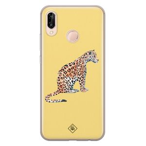 Huawei P20 Lite siliconen hoesje - Leo wild