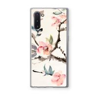 Japanse bloemen: Samsung Galaxy Note 10 Transparant Hoesje