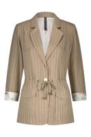 Zip73 Blazer Drawstring Pinstripe Z25/106/04/260 Blazers 260 Caramel