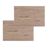 Secret de Gourmet tafel placemat in dennen hout print - Set van 10x stuks - PVC - 45 x 30 cm - Onder