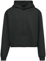 Maison Margiela hoodie à logo Numeric brodé - Noir