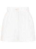 Dolce & Gabbana short taille haute à logo jacquard - Tons neutres - thumbnail