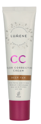 Lumene CC Color Correcting Cream SPF20 30 ml 5 Deep Tan BB & CC Cream