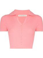 Live The Process polo Atlas crop - Rose