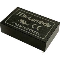 TDK PXG-M15-48WS24 DC/DC-converter 12 V/DC 5 V/DC 0.625 A 15 W Aantal uitgangen: 1 x Inhoud 1 stuk(s) - thumbnail