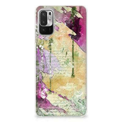 Hoesje maken Xiaomi Redmi Note 10/10T 5G | Poco M3 Pro Letter Painting Hoesje maken Xiaomi Redmi Note 10/10T 5G | Poco M3 Pro Letter Painting