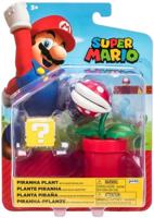 Super Mario Action Figure - Piranha Plant with Question Block - thumbnail