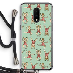 Gymboys: OnePlus 7 Transparant Hoesje met koord