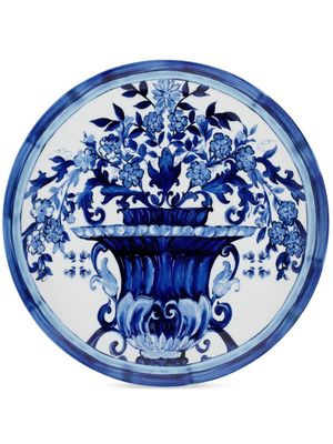 Dolce & Gabbana plateau Blu Mediterraneo en porcelaine - Bleu