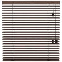 Leen Bakker - Fenstr En Jaloezie Oslo 50mm - Donker (30402) - Hout - Bruin - 120x10x10 Cm