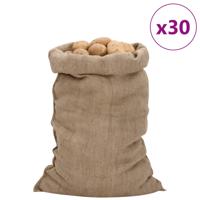 VidaXL Jutezakken 30 stuks 340 g/m² 60x105 cm 100% jute VidaXL Jutezakken 30 stuks 340 g/m² 60x105 cm 100% jute