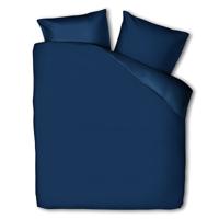 Dekbedovertrek Percale Katoen Uni Navy Effen 240x200 Cm Verkoelend Presence - Dekbed-Discounter.nl