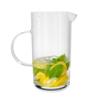 Gerimport Schenkkan water/wijn karaf Lucia - borosilicaat glas - 1050 ml - 10 X 17 X 19 CM