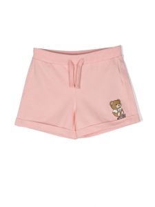 Moschino Kids short à imprimé Teddy Bear - Rose