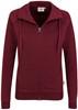 Hakro 406 Women's sweat jacket College - Burgundy - M