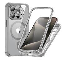 iPhone 15 Pro Max Armor Tough Case (HaloLock) - Clear Grey