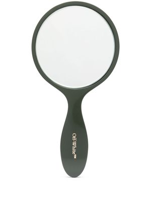Off-White miroir à plaque logo - Vert