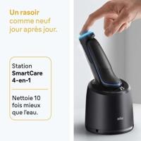 BRAUN Series 5 Elektrisch Scheerapparaat - Zwart en Blauw - 50 Minuten Batterijduur - 5 Minuten Snel Opladen