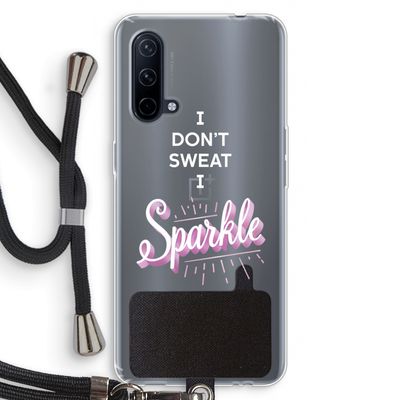 Sparkle quote: OnePlus Nord CE 5G Transparant Hoesje met koord