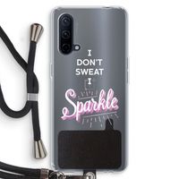 Sparkle quote: OnePlus Nord CE 5G Transparant Hoesje met koord
