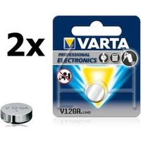 2 Stuks - VARTA V12GA, LR43, AG12, D186, L1142 1.5V 80mAh batterij - thumbnail