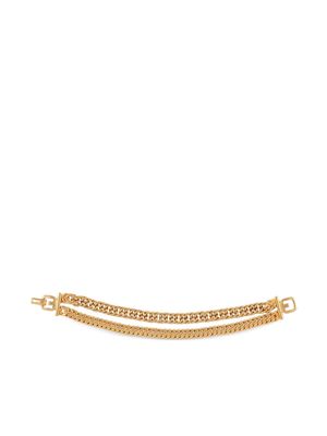 Givenchy Pre-Owned bracelet en chaîne double (années 1990) - Or