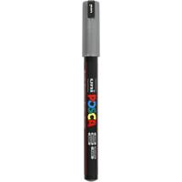 Uni-Posca Posca marker, afm pc-1mr, lijndikte 0,7 mm, extra-fijn, zilver, 1 stuk