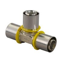 Uponor gas pers T stuk 25mm 1030567