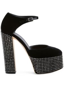 Giuseppe Zanotti escarpins Bebe à ornements 150 mm - Noir