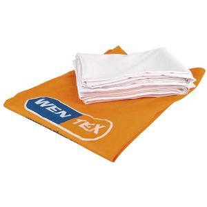 Wentex Pipe and drape doek 300x250cm medium gloss wit geplooid