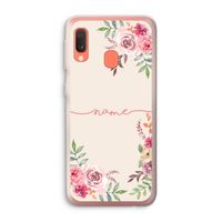 Rozen: Samsung Galaxy A20e Transparant Hoesje Rozen: Samsung Galaxy A20e Transparant Hoesje