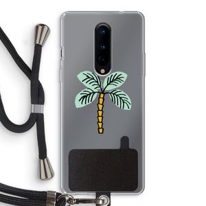 Palmboom: OnePlus 8 Transparant Hoesje met koord