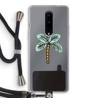Palmboom: OnePlus 8 Transparant Hoesje met koord
